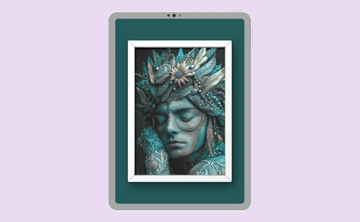 Wallpaper preview on tablet