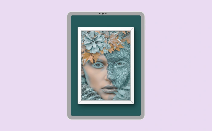 Wallpaper preview on tablet