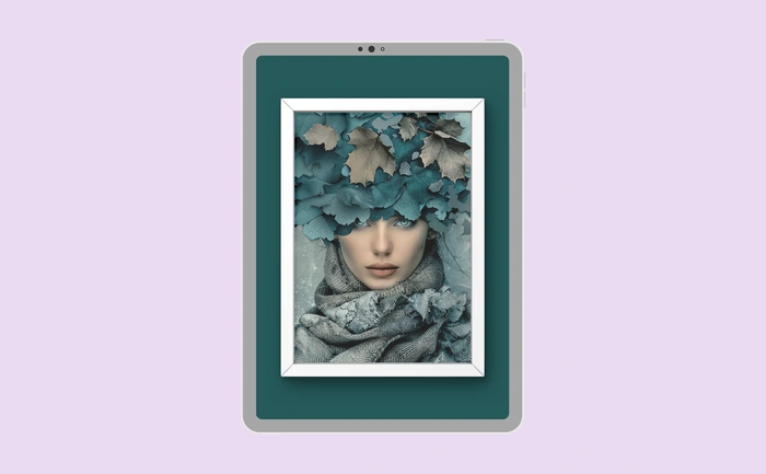 Wallpaper preview on tablet