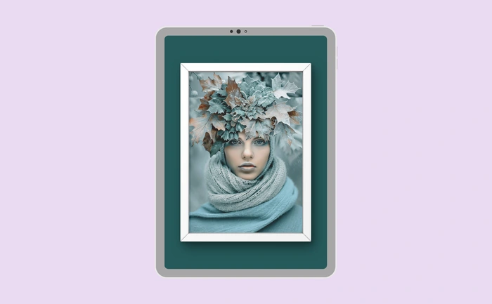 Wallpaper preview on tablet