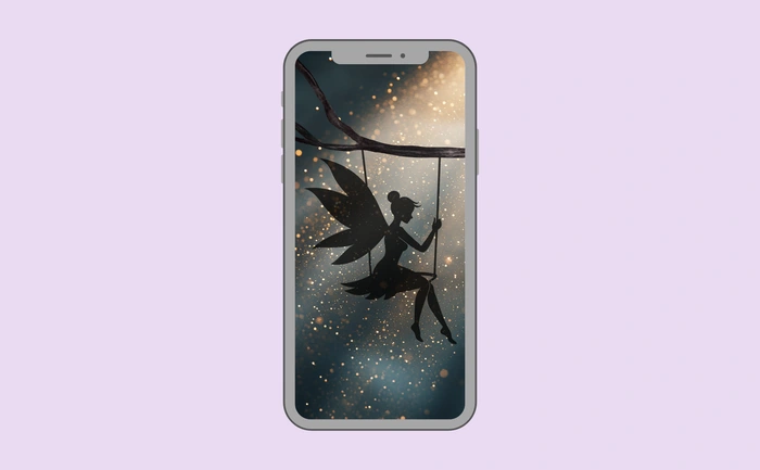 Wallpaper preview on smartphone