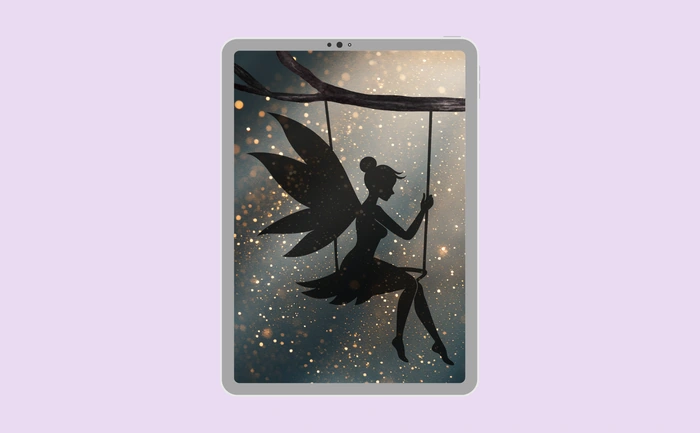 Wallpaper preview on tablet