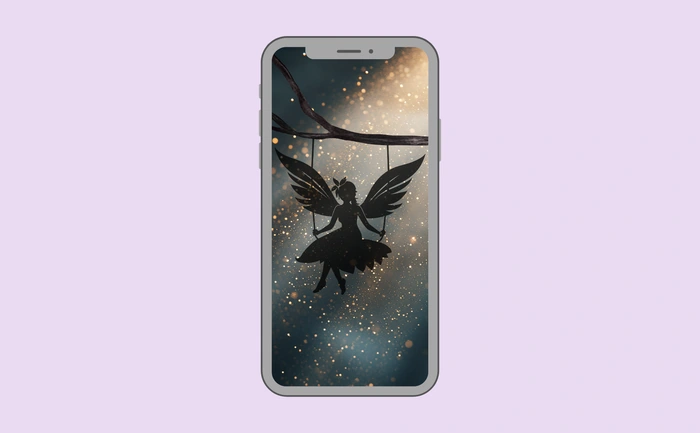 Wallpaper preview on smartphone