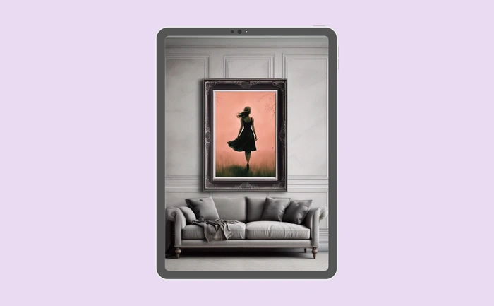 Wallpaper preview on tablet