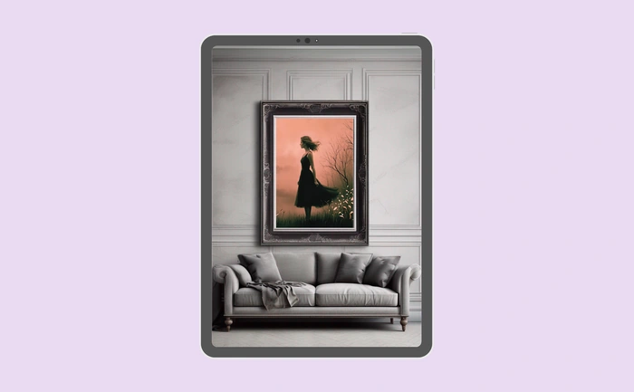 Wallpaper preview on tablet