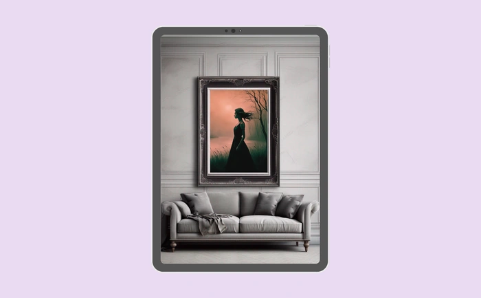 Wallpaper preview on tablet