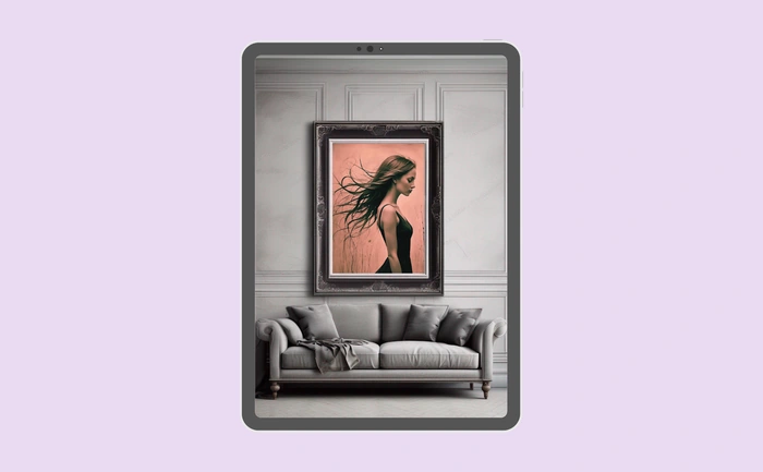 Wallpaper preview on tablet