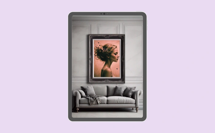 Wallpaper preview on tablet