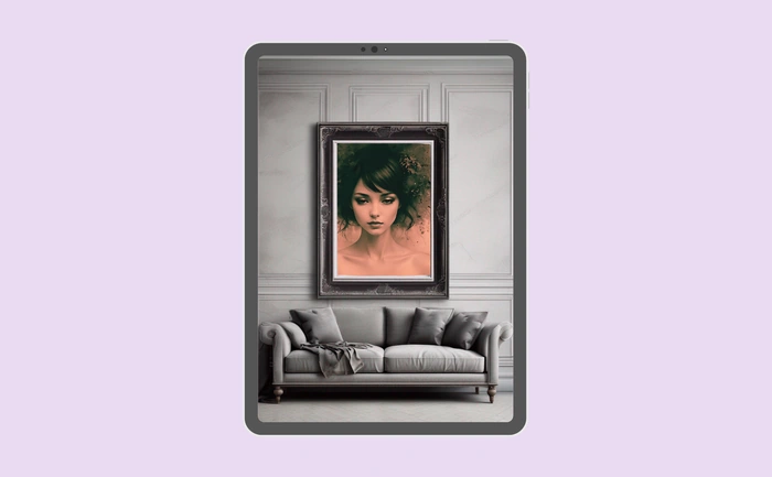 Wallpaper preview on tablet