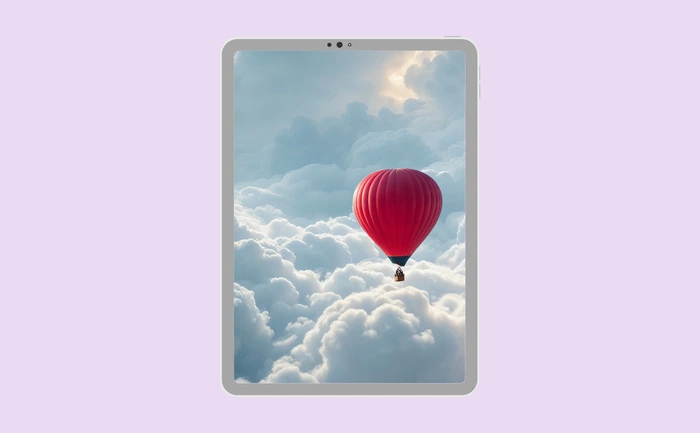 Wallpaper preview on tablet