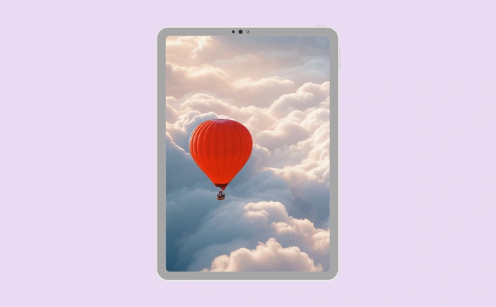 Wallpaper preview on tablet