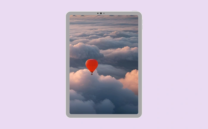 Wallpaper preview on tablet