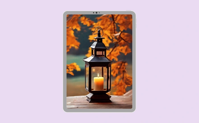 Wallpaper preview on tablet