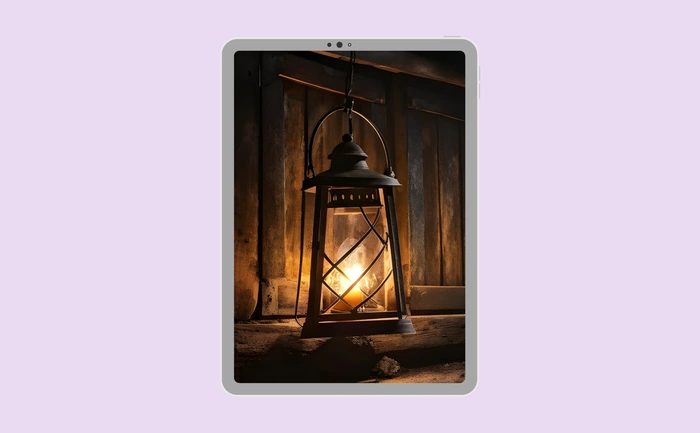 Wallpaper preview on tablet