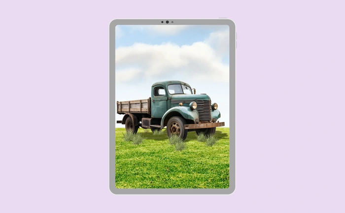Wallpaper preview on tablet