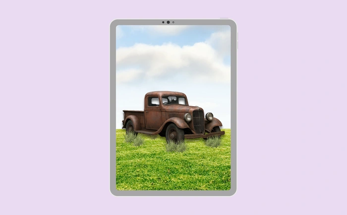 Wallpaper preview on tablet
