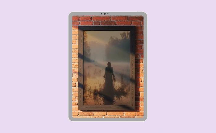 Wallpaper preview on tablet