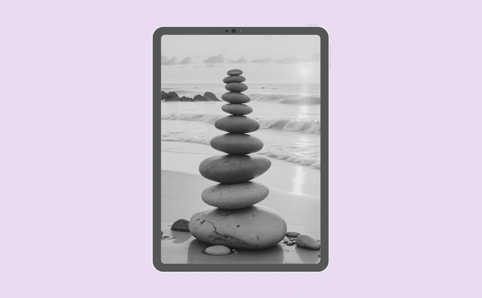 Wallpaper preview on tablet