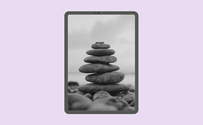 Wallpaper preview on tablet
