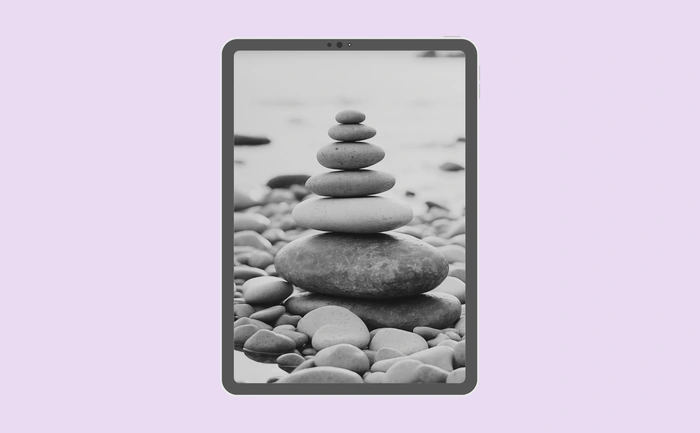Wallpaper preview on tablet