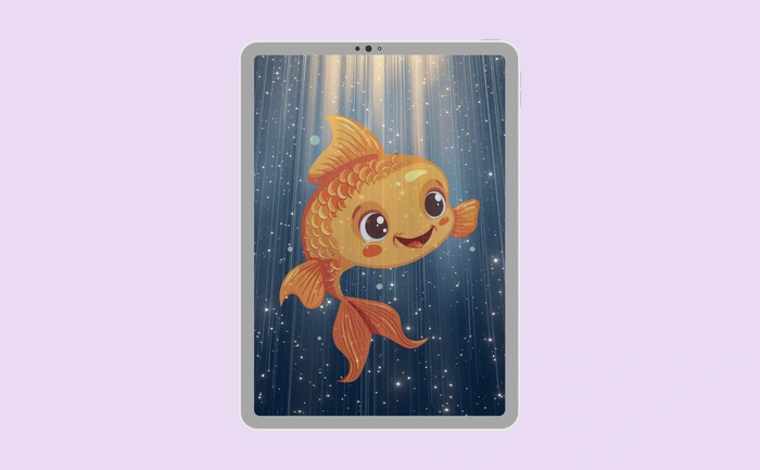 Wallpaper preview on tablet