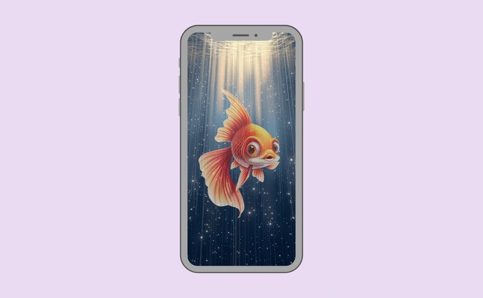 Wallpaper preview on smartphone