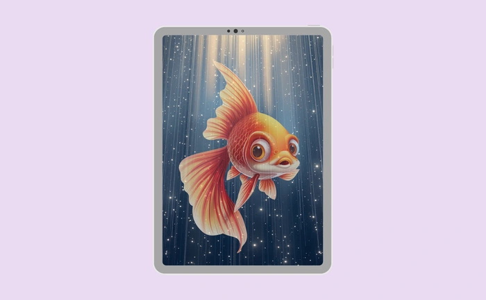 Wallpaper preview on tablet