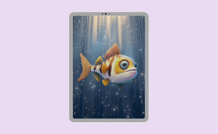 Wallpaper preview on tablet