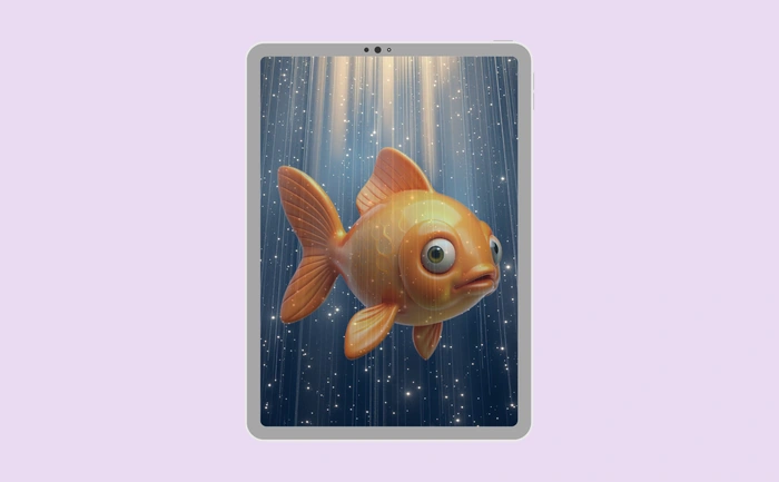 Wallpaper preview on tablet