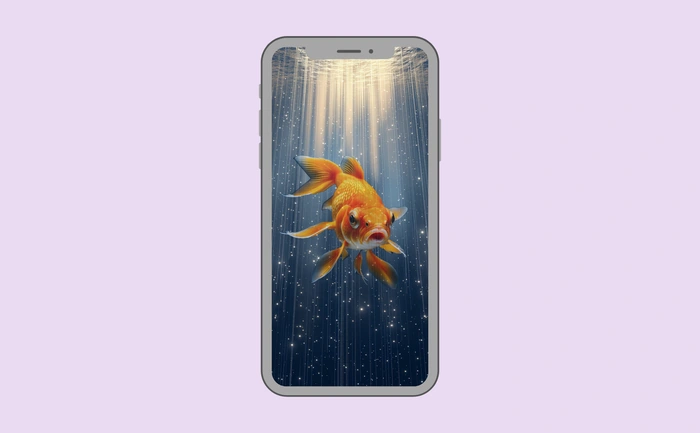 Wallpaper preview on smartphone