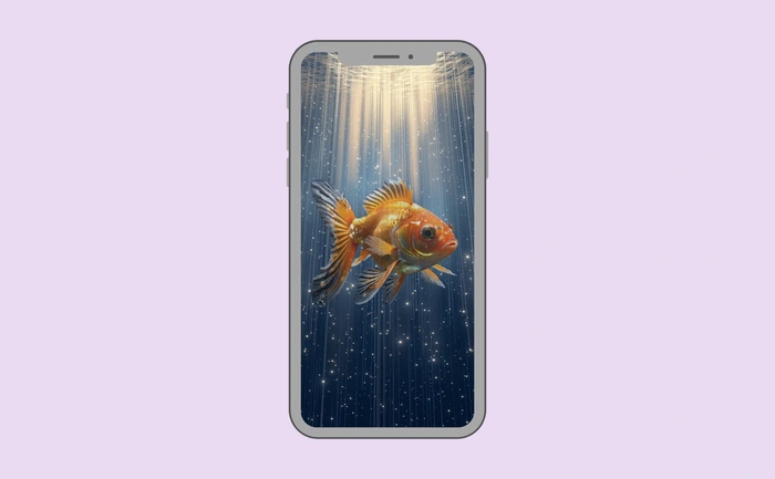 Wallpaper preview on smartphone