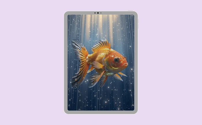 Wallpaper preview on tablet