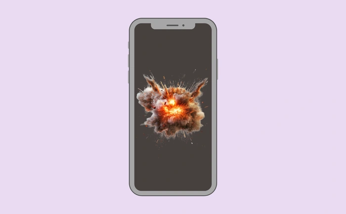 Wallpaper preview on smartphone