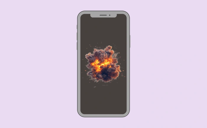 Wallpaper preview on smartphone