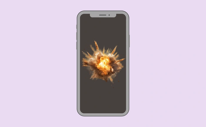 Wallpaper preview on smartphone