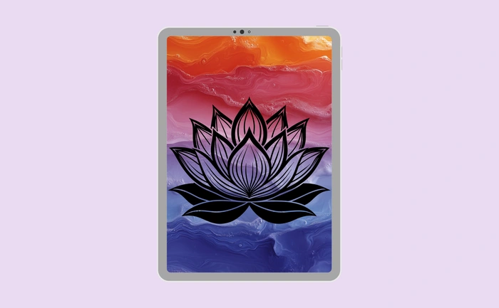 Wallpaper preview on tablet