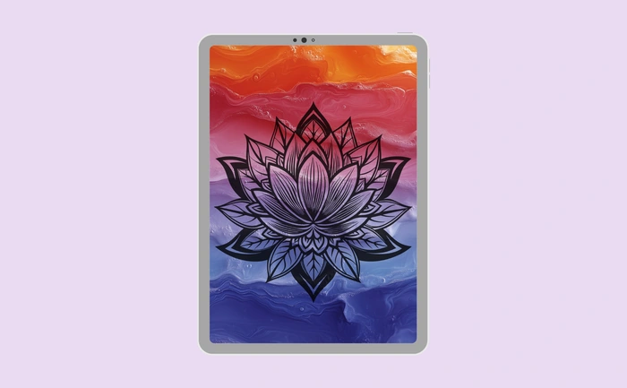 Wallpaper preview on tablet