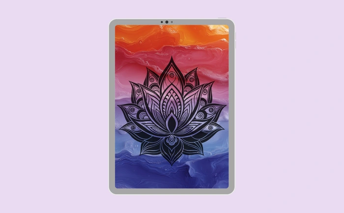 Wallpaper preview on tablet