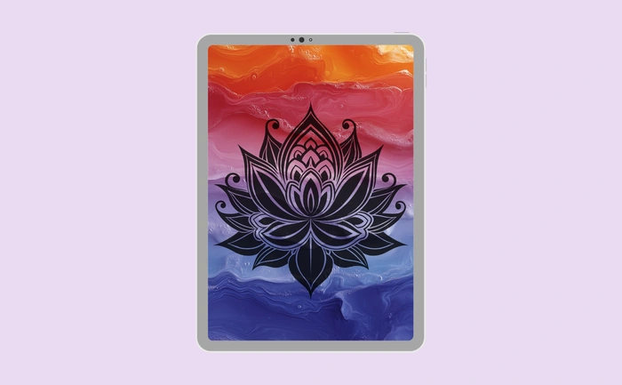 Wallpaper preview on tablet