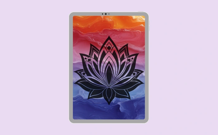 Wallpaper preview on tablet
