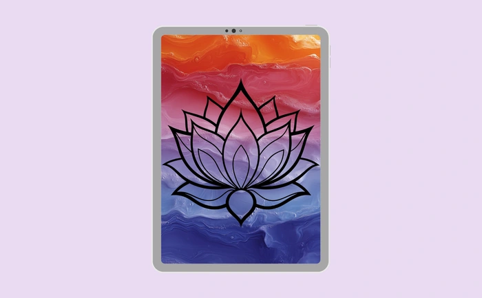 Wallpaper preview on tablet
