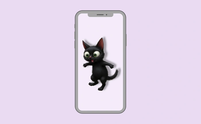 Wallpaper preview on smartphone