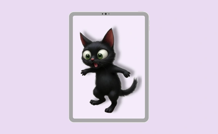 Wallpaper preview on tablet