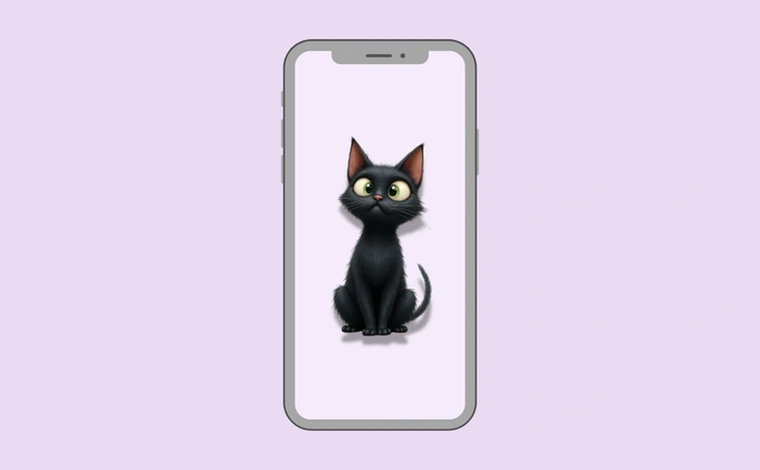 Wallpaper preview on smartphone