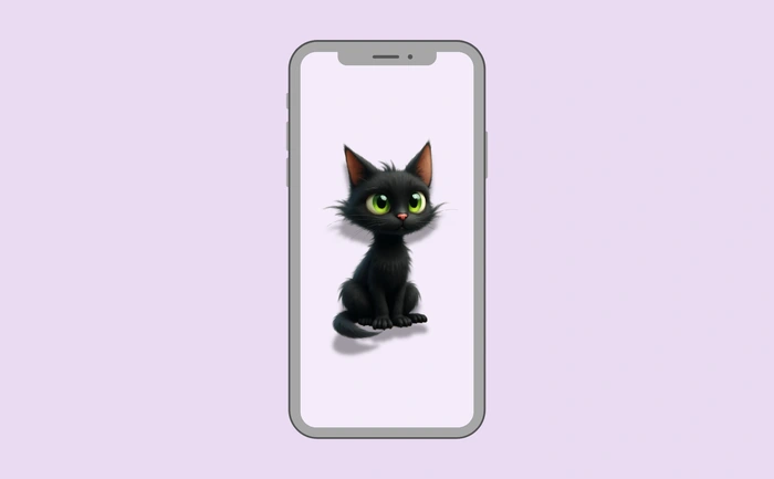 Wallpaper preview on smartphone