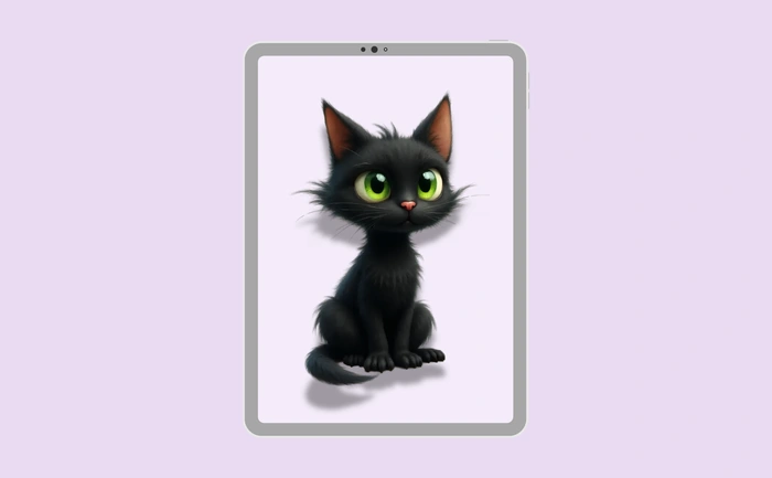 Wallpaper preview on tablet