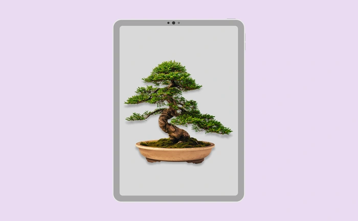 Wallpaper preview on tablet