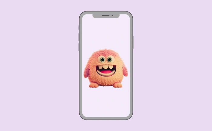 Wallpaper preview on smartphone