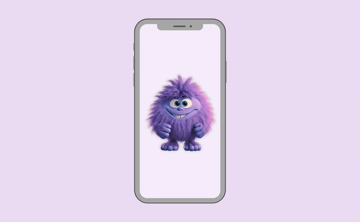 Wallpaper preview on smartphone