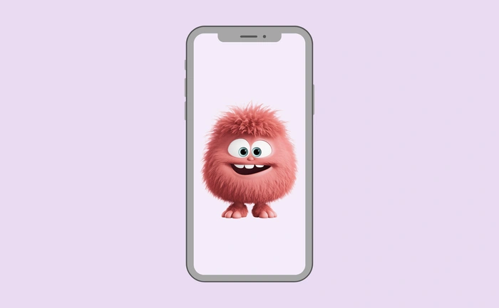 Wallpaper preview on smartphone
